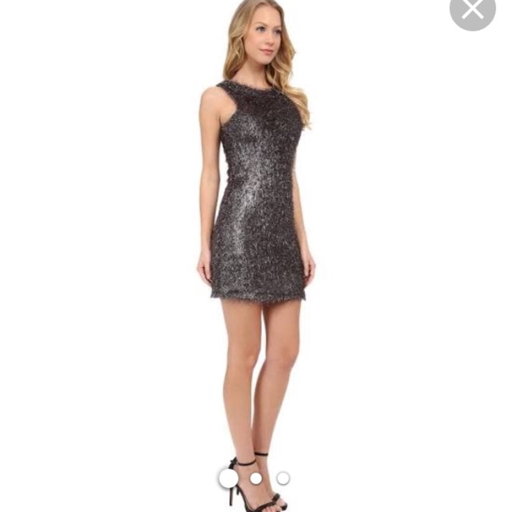 NWT French Connection tinsel dress